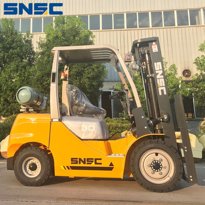 3m a 7m di raggiungimento SNSC LPG Gas Forklift 3 tonnellate LPG Counterbalance Forklift