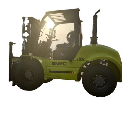 3000 kg 3500 kg carrello elevatore a quattro ruote a tre alberi