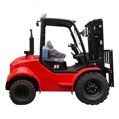 3000 kg-5000 kg 4wd carrelli elevatori per terreni accidentati