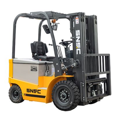 4 vie Piccolo carrello elettrico 2.5 tonnellate Contrabilanciatore elettrico