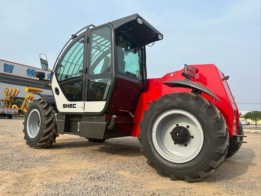 7m Piccolo Telemanipolatore SNSC 3 tonnellate Telescopic Reach Forklift Rosso