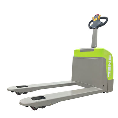 Lithium Battery Powered Pallet Jack 1,5 tonnellate Elettromobile per pallet verde