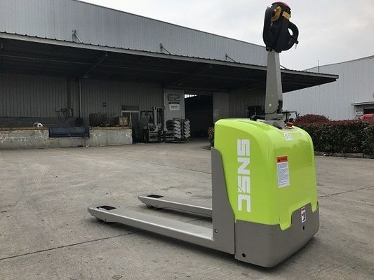 Lithium Battery Powered Pallet Jack 1,5 tonnellate Elettromobile per pallet verde