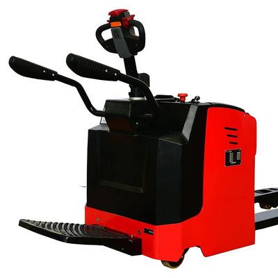 Camion elettrico per pallet da 3 a 4 tonnellate con porta pallet con caricabatterie