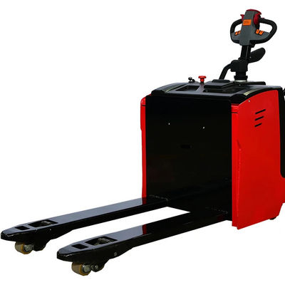 Camion elettrico per pallet da 3 a 4 tonnellate con porta pallet con caricabatterie