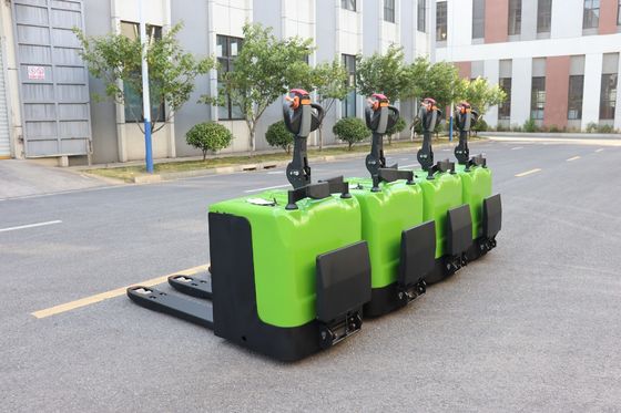 1550mm Fork Battery Powered Pallet Truck per fabbrica di alimenti e bevande