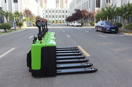 1550mm Fork Battery Powered Pallet Truck per fabbrica di alimenti e bevande