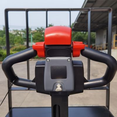 Negozi di abbigliamento Jack a pallet elettrico 600 mm Centro di carico Jack a pallet motorizzato