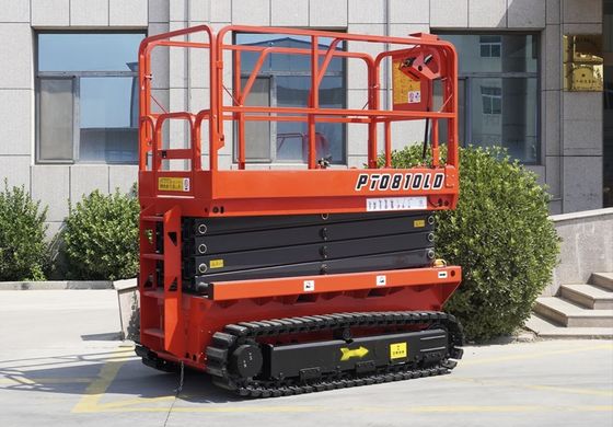 6m 8m 10m self-propelled electric scissor lift piattaforma di lavoro aerea 230kg carico