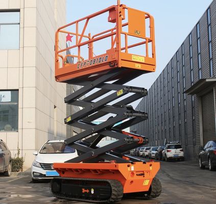 6m 8m 10m self-propelled electric scissor lift piattaforma di lavoro aerea 230kg carico