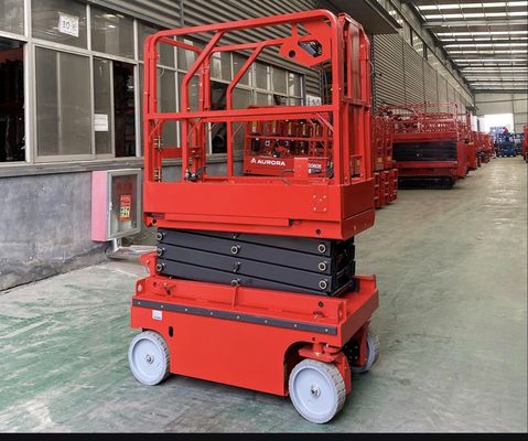 6m 8m 10m self-propelled electric scissor lift piattaforma di lavoro aerea 230kg carico