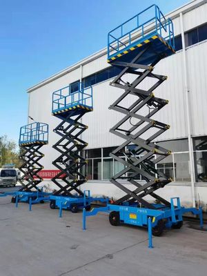 12m 14m 16m Piattaforma di lavoro idraulica a forbici