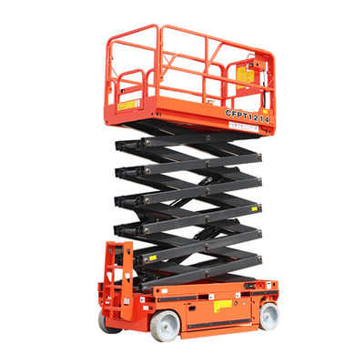 Piattaforma di lavoro aerea auto-nivelabile a forbice 4m 5m 6m 8m 10m 12m 14m 16m